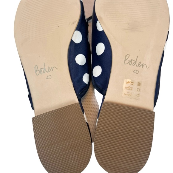 Boden Polka Dot Pointed Toe Slip On Flats - Picture 11 of 12
